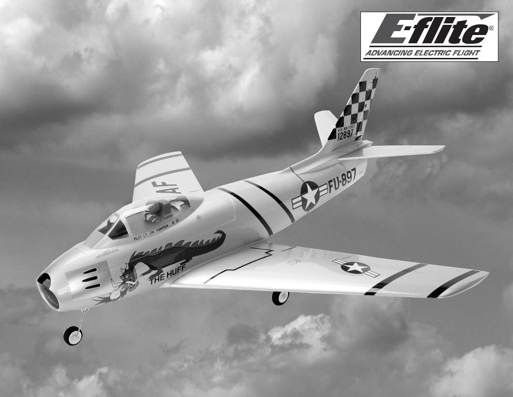 E-flite F-86 User Manual