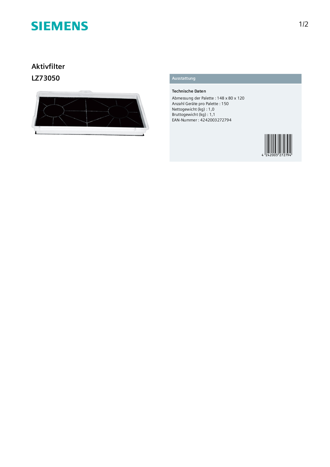 Siemens LZ73050 User Manual