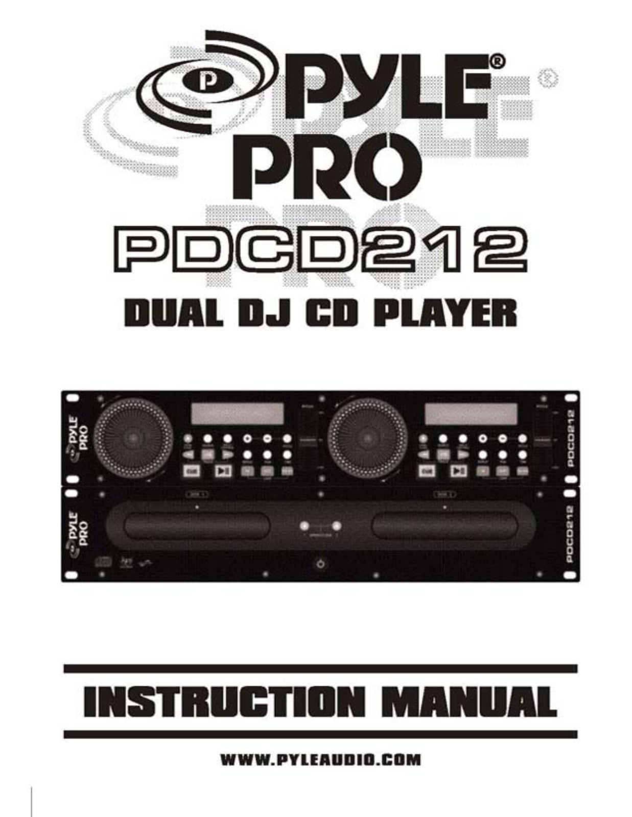 PYLE Audio PDCD212 User Manual