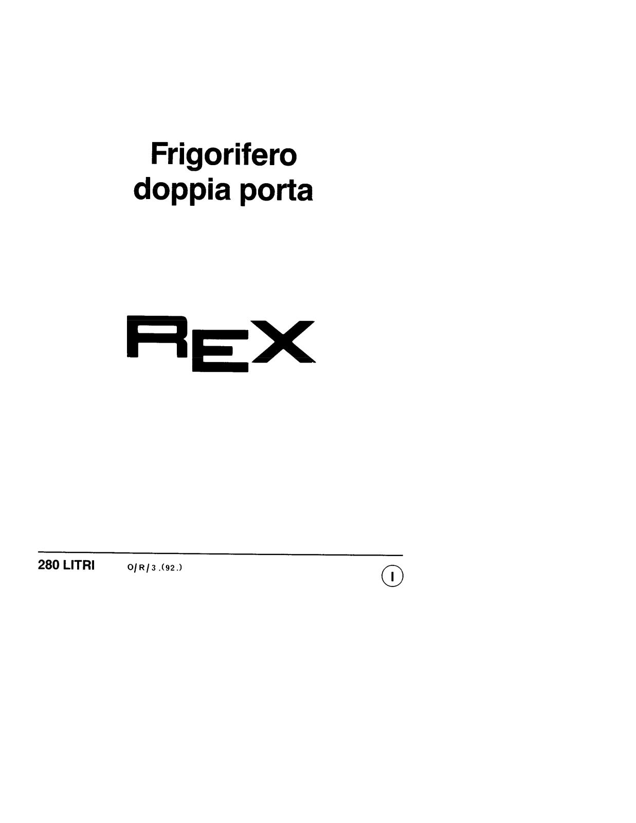 Rex RF28D User Manual