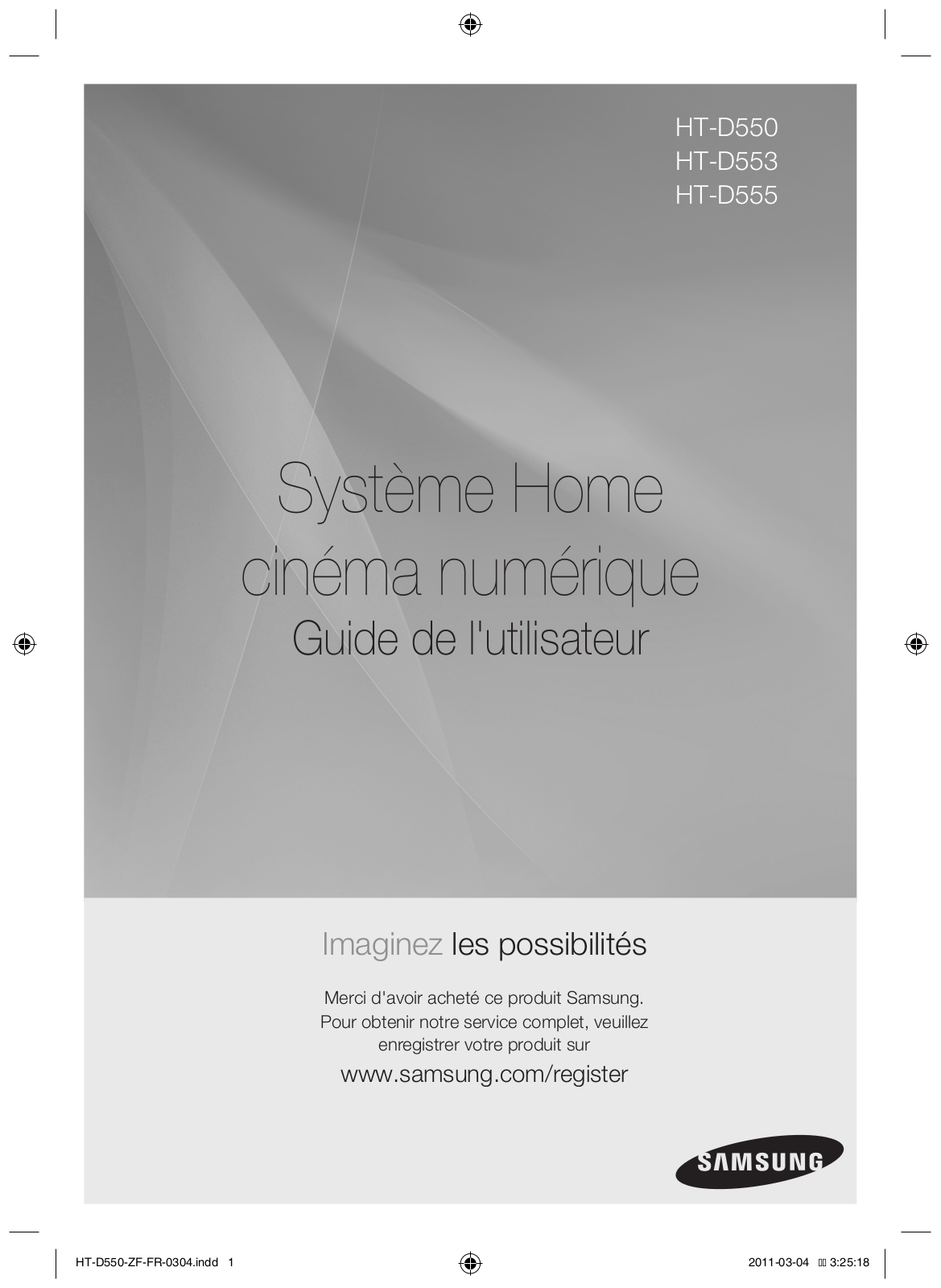 Samsung HT-D555 User Manual