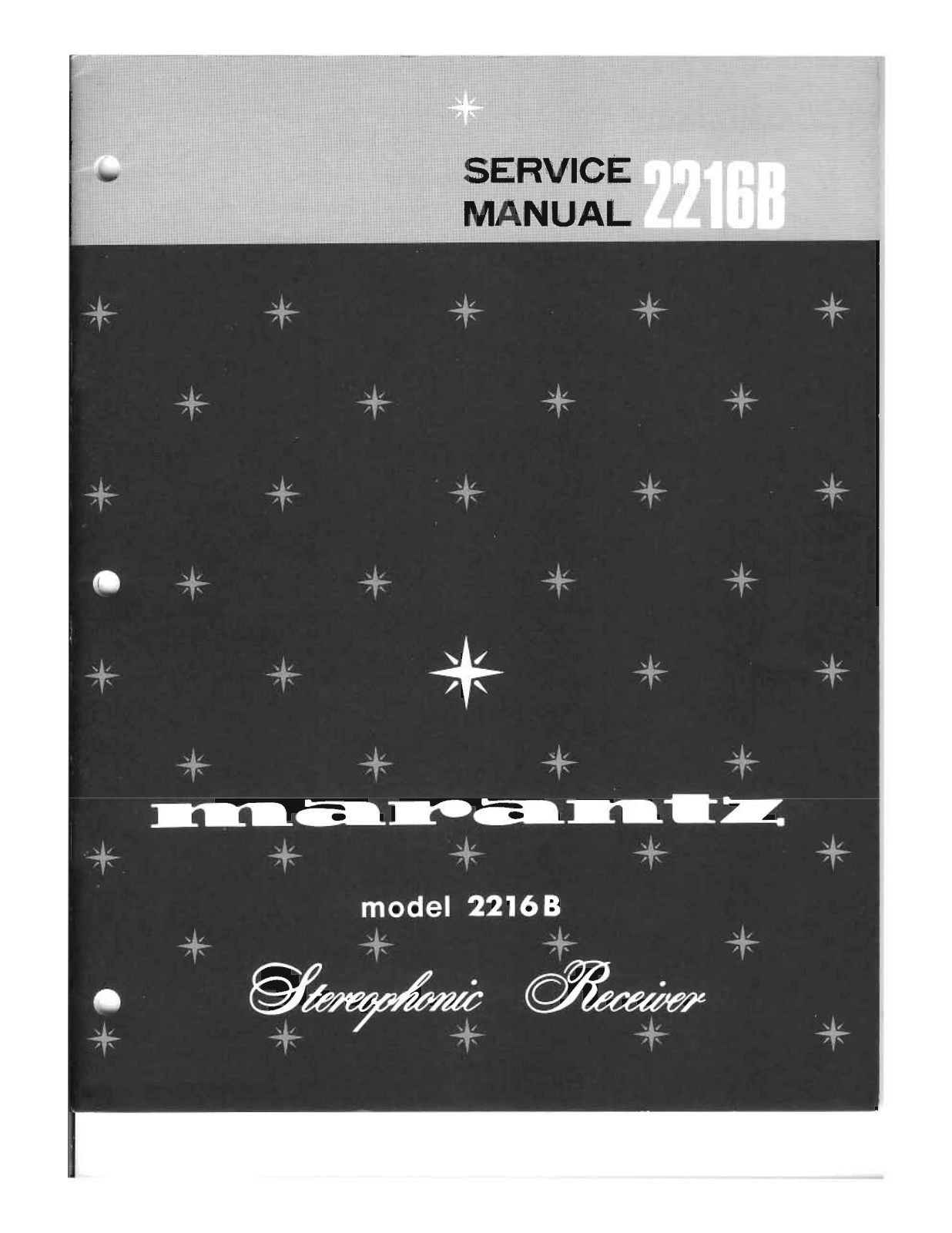 Marantz 2216-B Service Manual