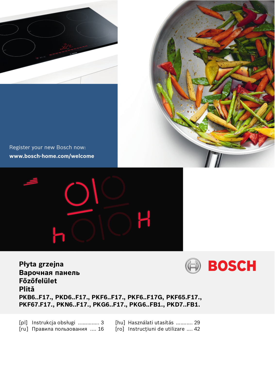 Bosch PKN 645F17R User Manual