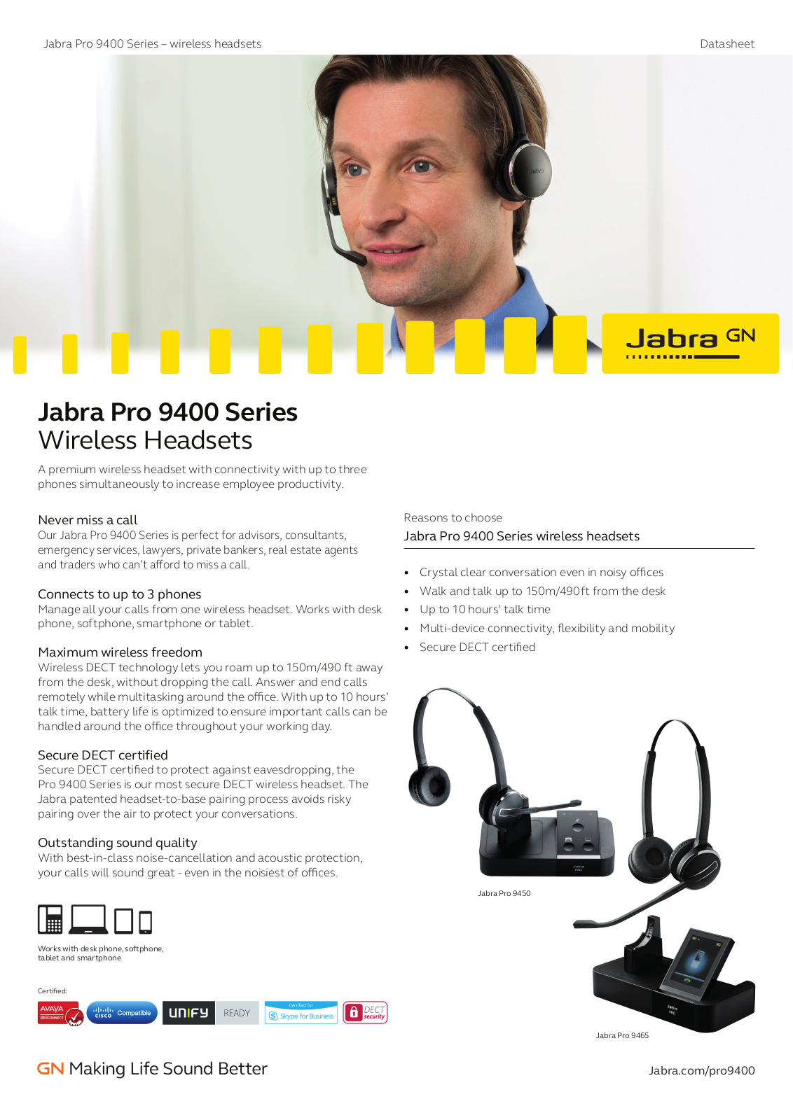 Jabra 14401-03 Product Data Sheet