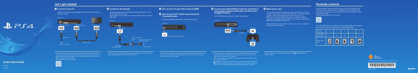 Sony PlayStation 4 Slim User manual