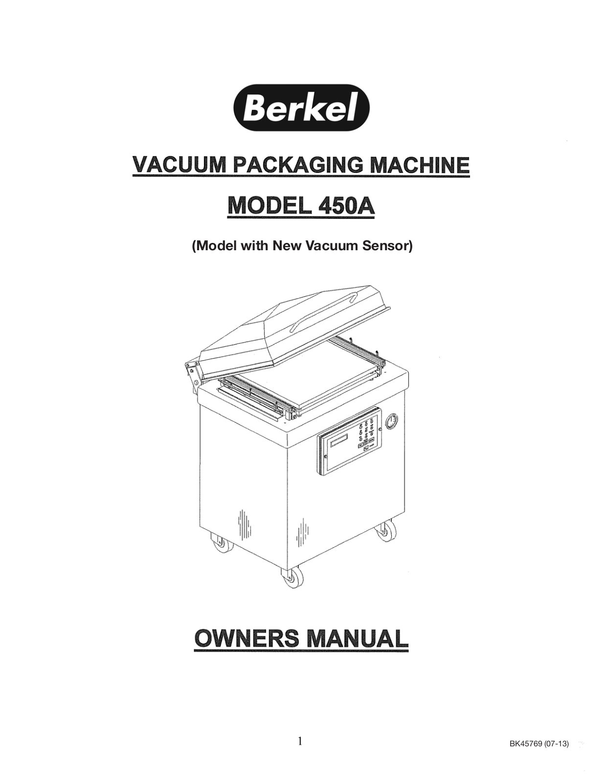 Berkel 450A Installation  Manual