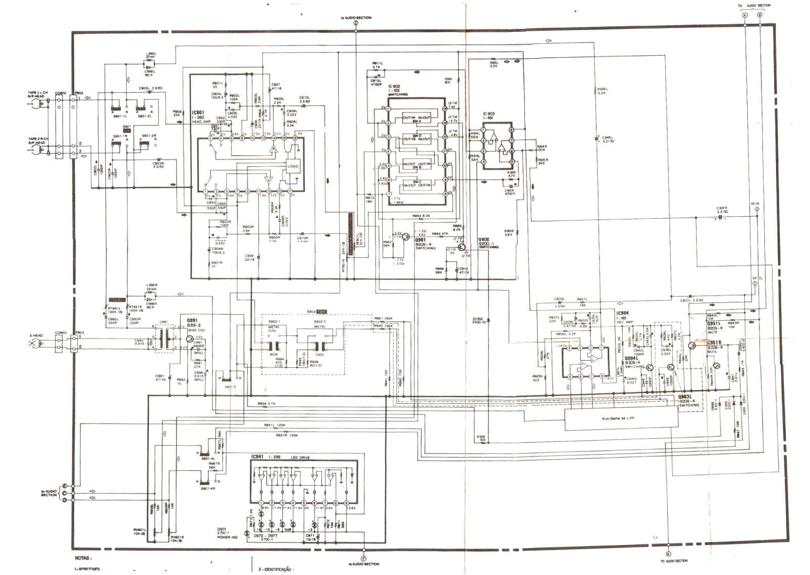 Philco PRDT-300D Schematic