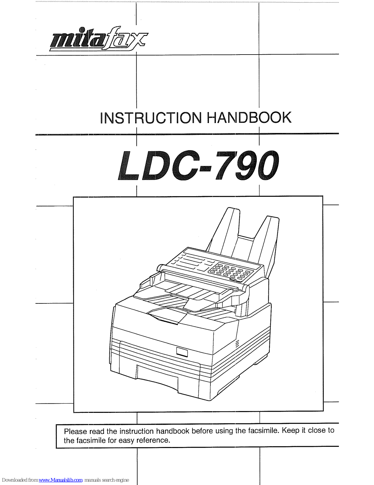 Mita LDC-790 Instructions Manual - ManualMachine.com
