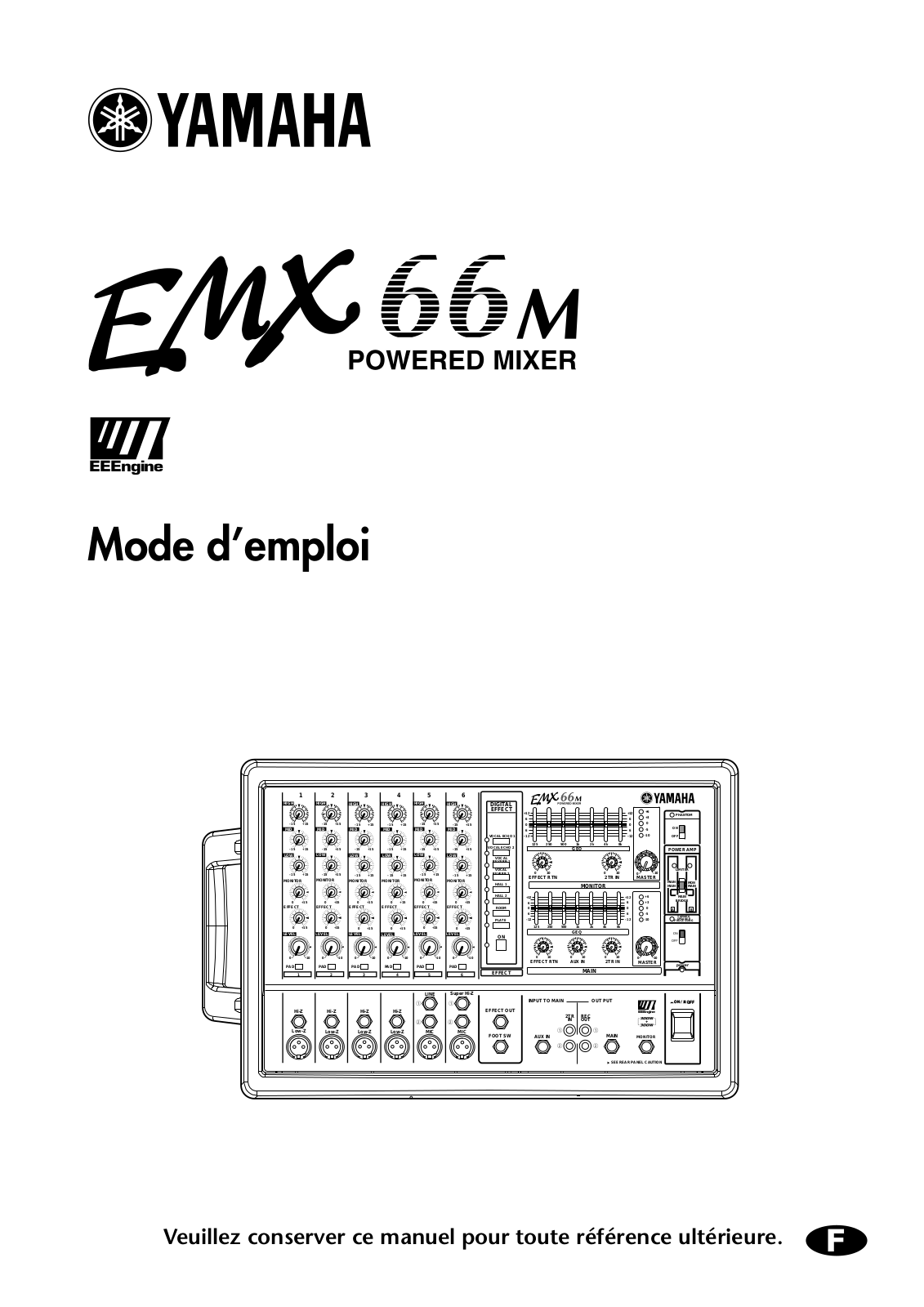 Yamaha EMX66M User Guide