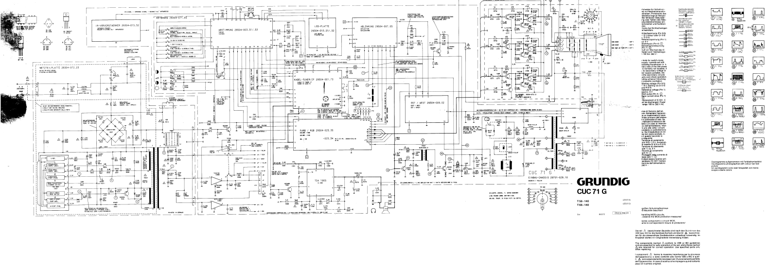 Grundig T66-140, T56-140 Schematic