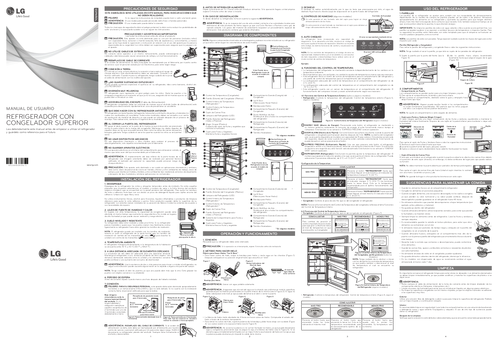 LG GM-B471UVBC Owner's Manual