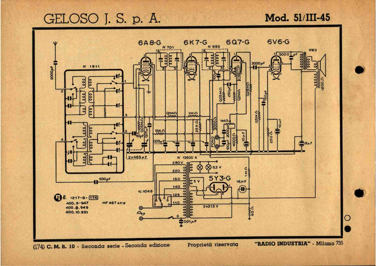 Geloso 51 iii 45 schematic - ManualMachine.com