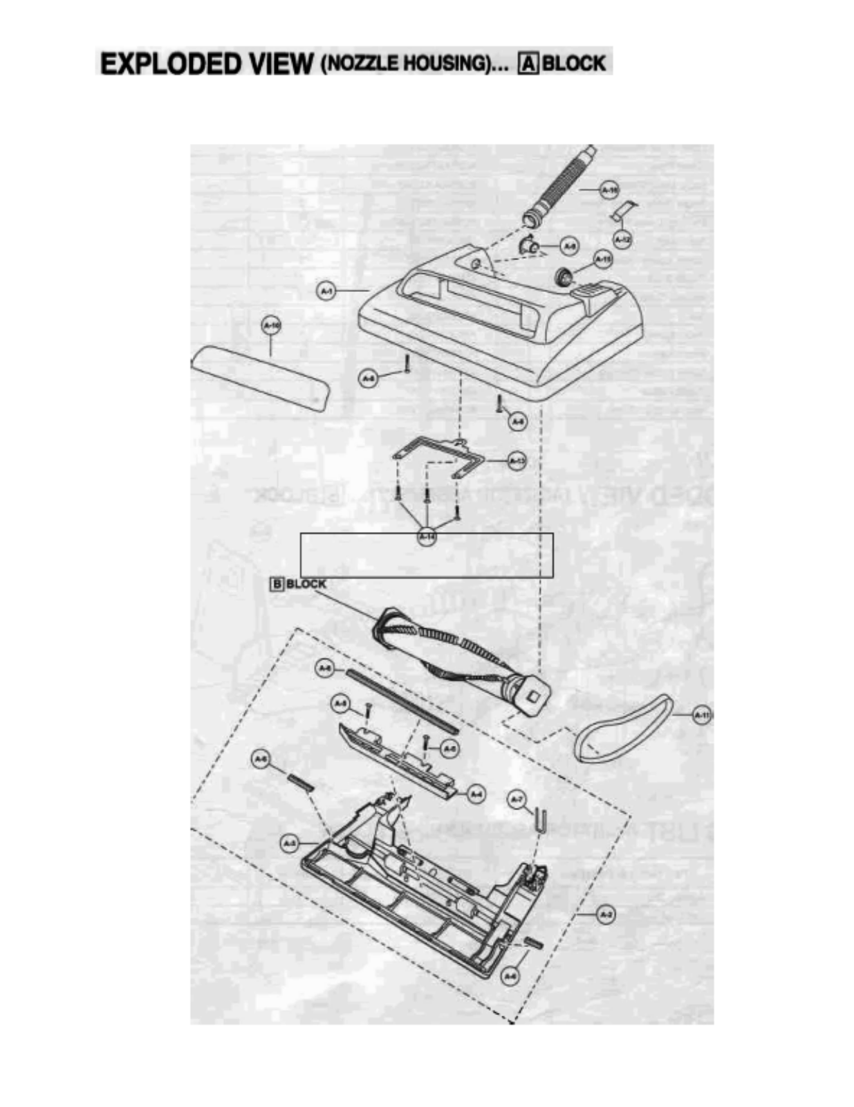 Panasonic Mc-v150 Parts List