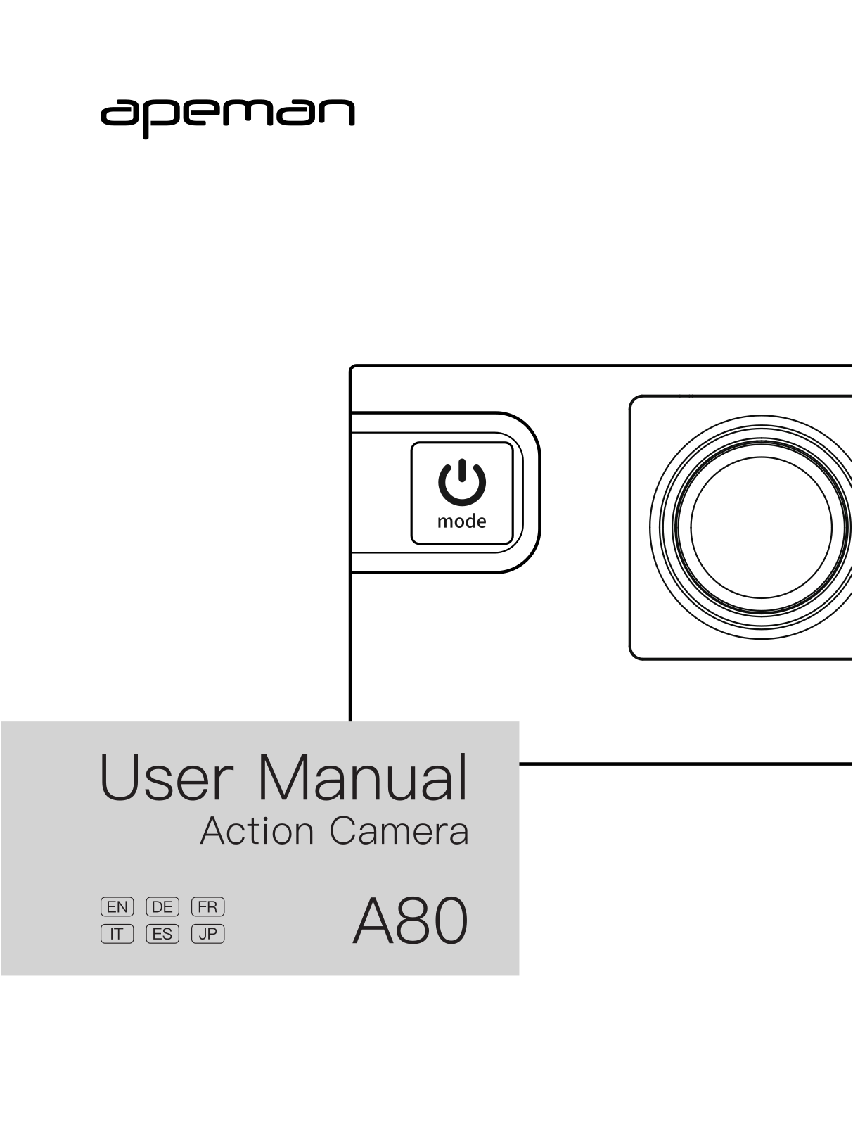 Apeman A80 User Manual