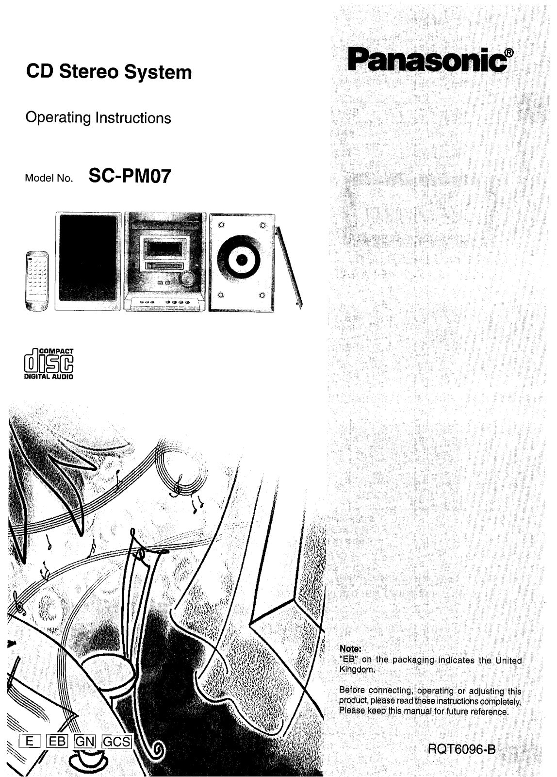 Panasonic SC-PM07 User Manual