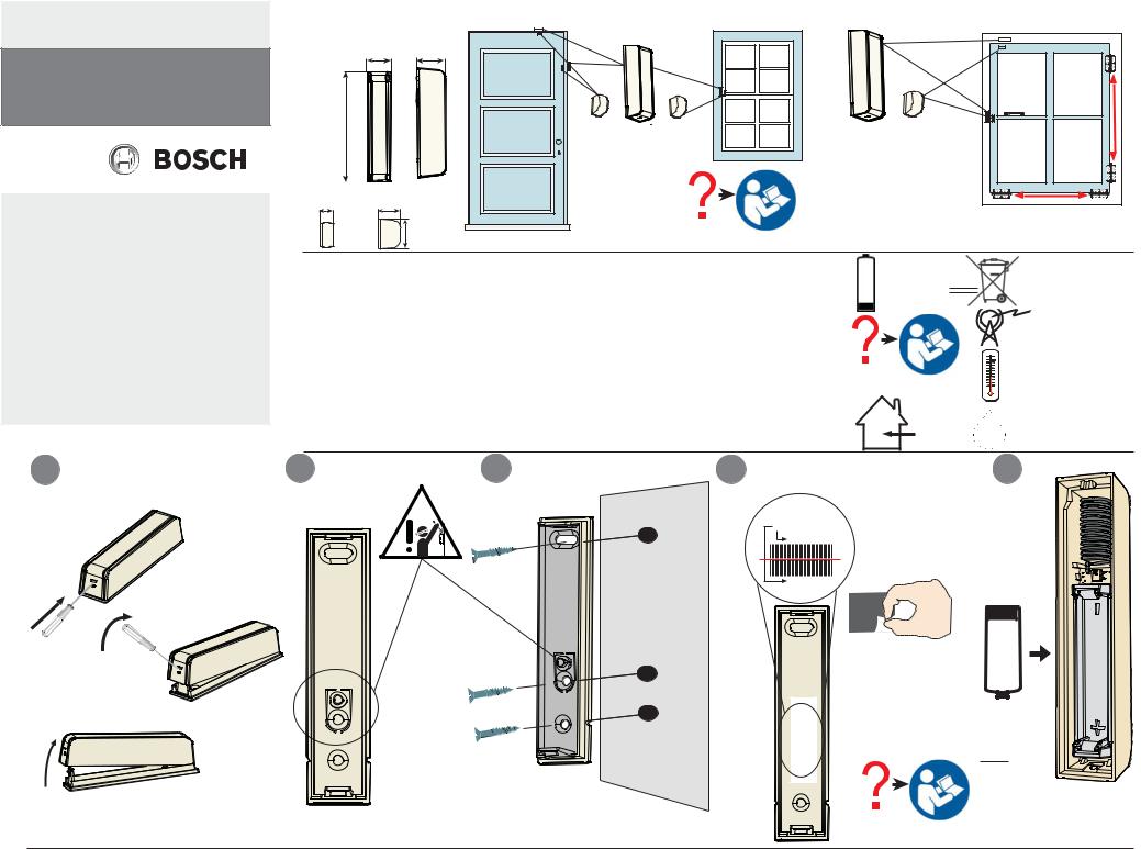 Bosch RFDW-SM-A Installation Manual