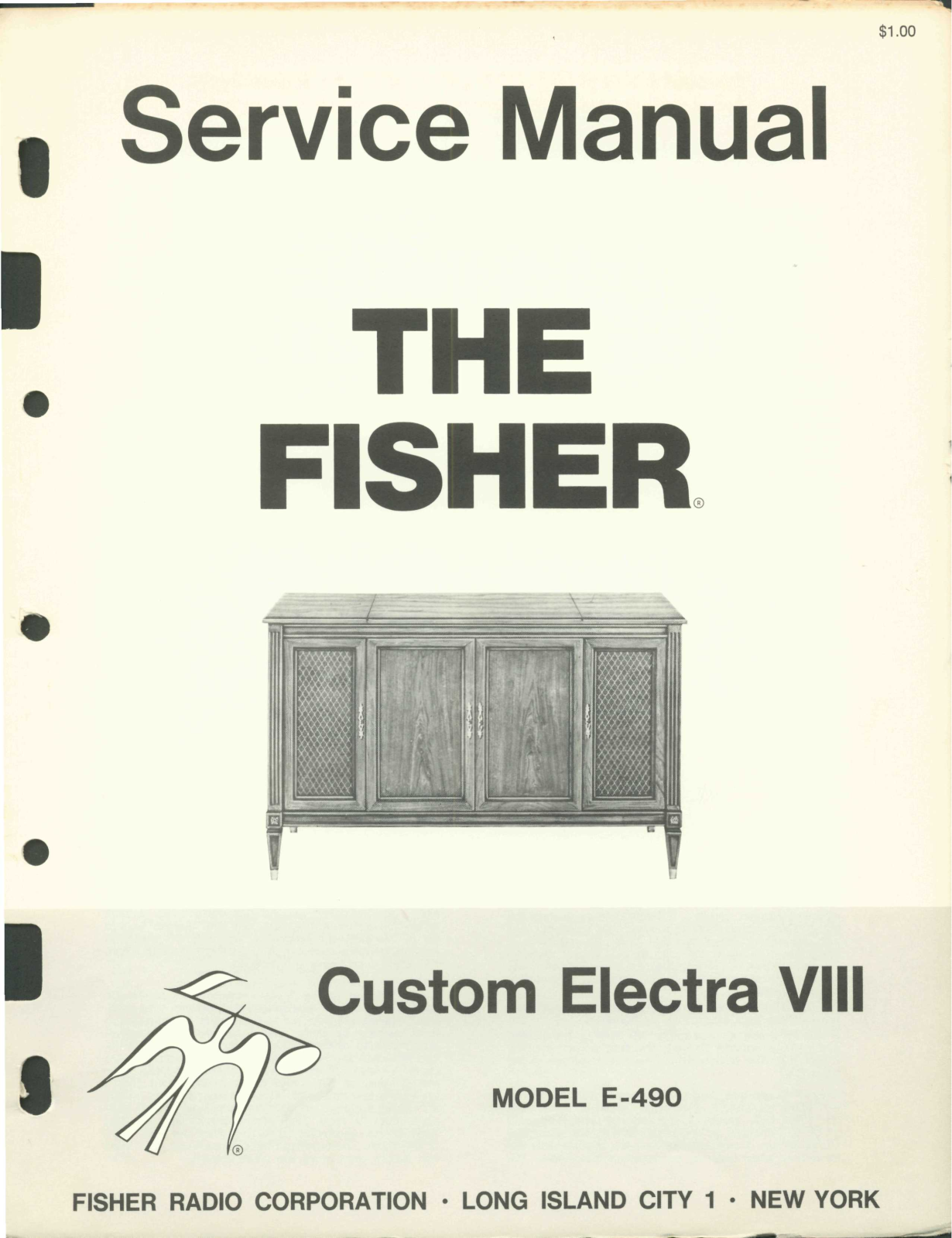 Fisher Electra-E-490 Service Manual