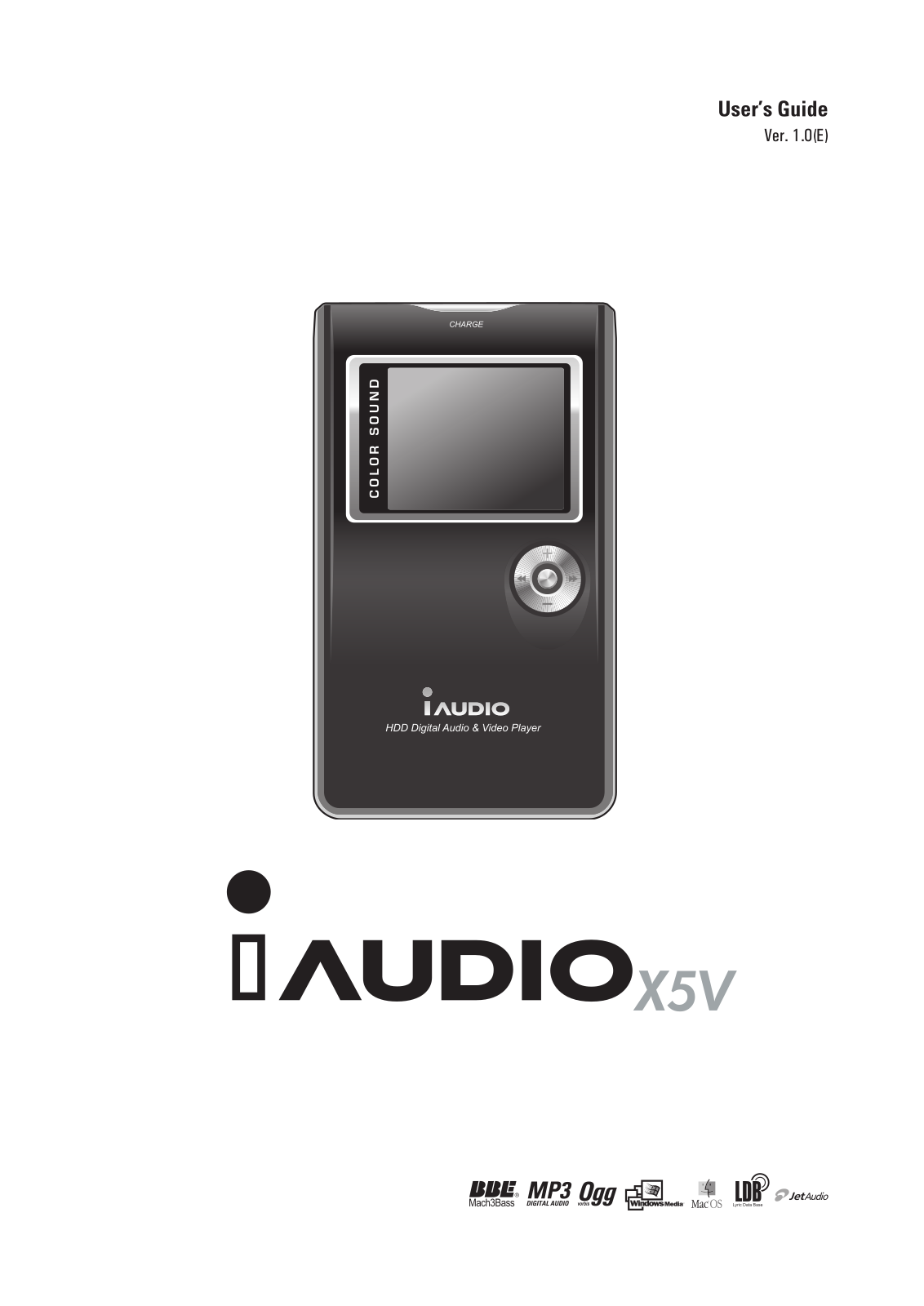 Cowon IAUDIO X5V User Manual