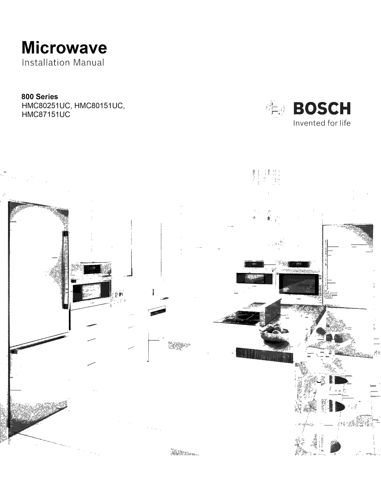 Bosch HMC87151UC/01, HMC80251UC/01, HMC80151UC/01 Installation Guide