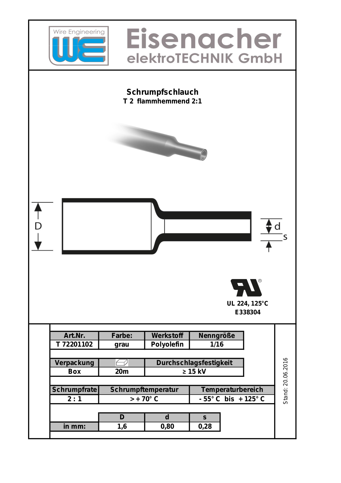 Datasheet SDB 1,6 GR Datasheet (FREI) - ManualMachine.com