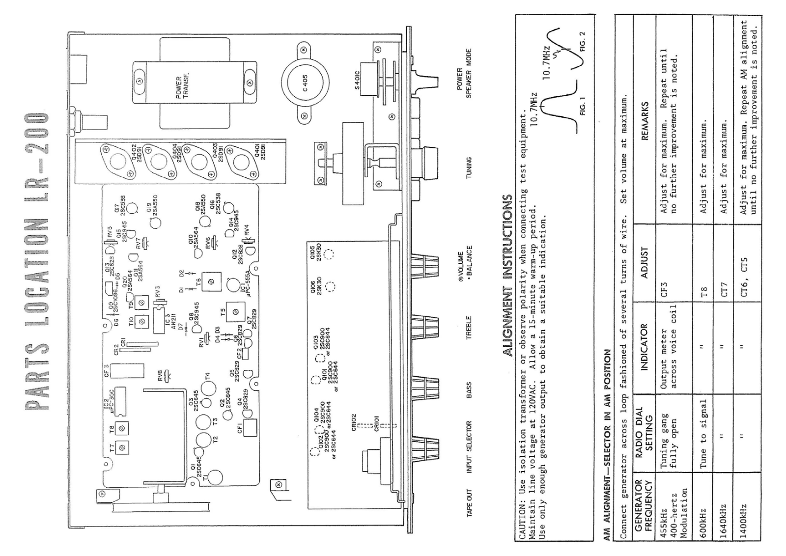 Lafayette LR-200 Schematic