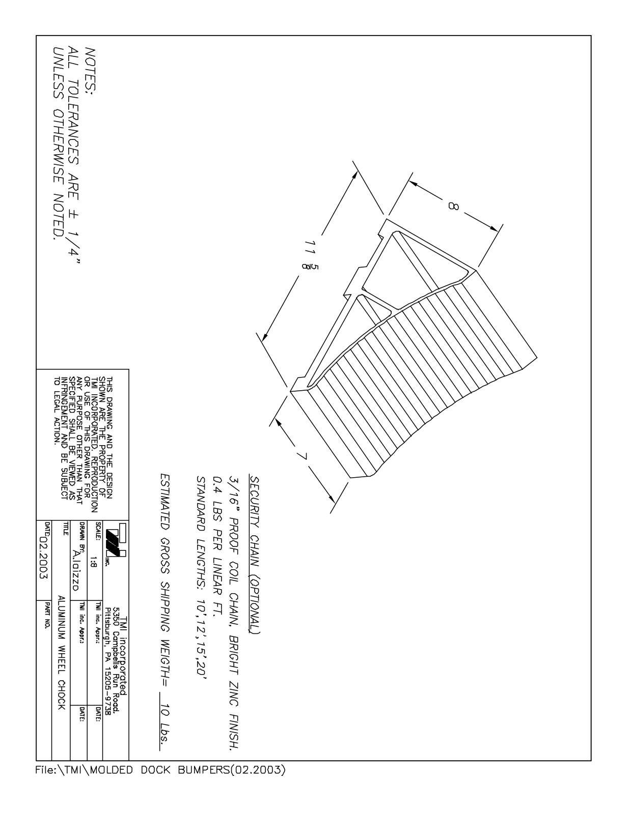 Tmi ALUMINIUM User Manual