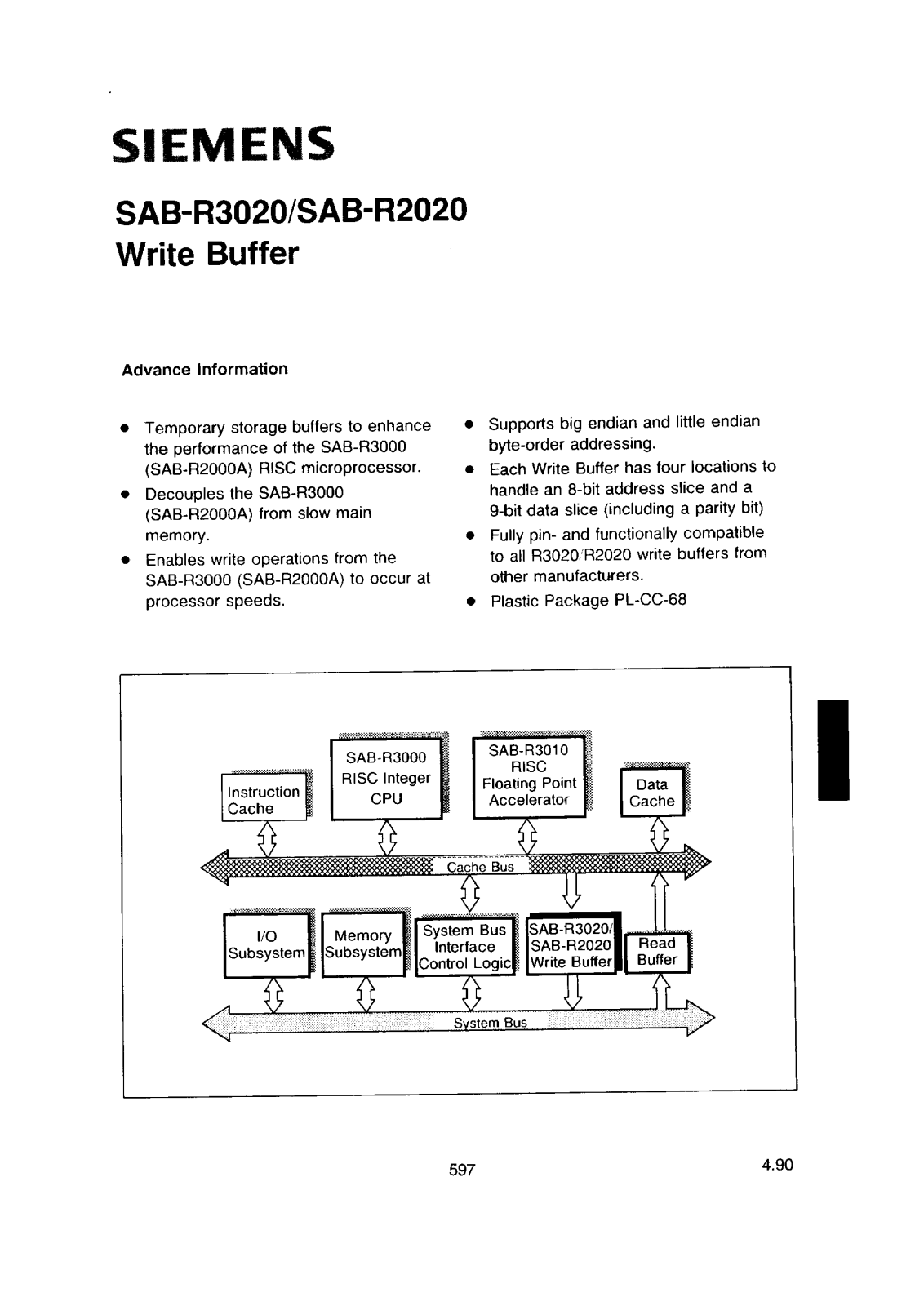 Siemens SAB-R2020A-16-N, SAB-R3020A-25-N Datasheet