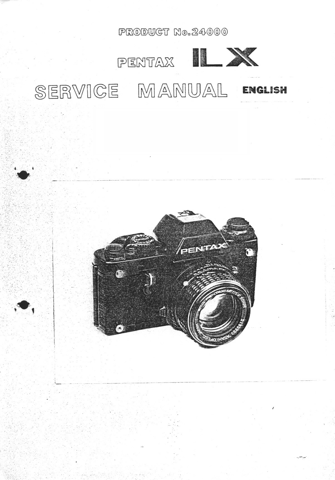 Pentax ILX 24000 Service Manual