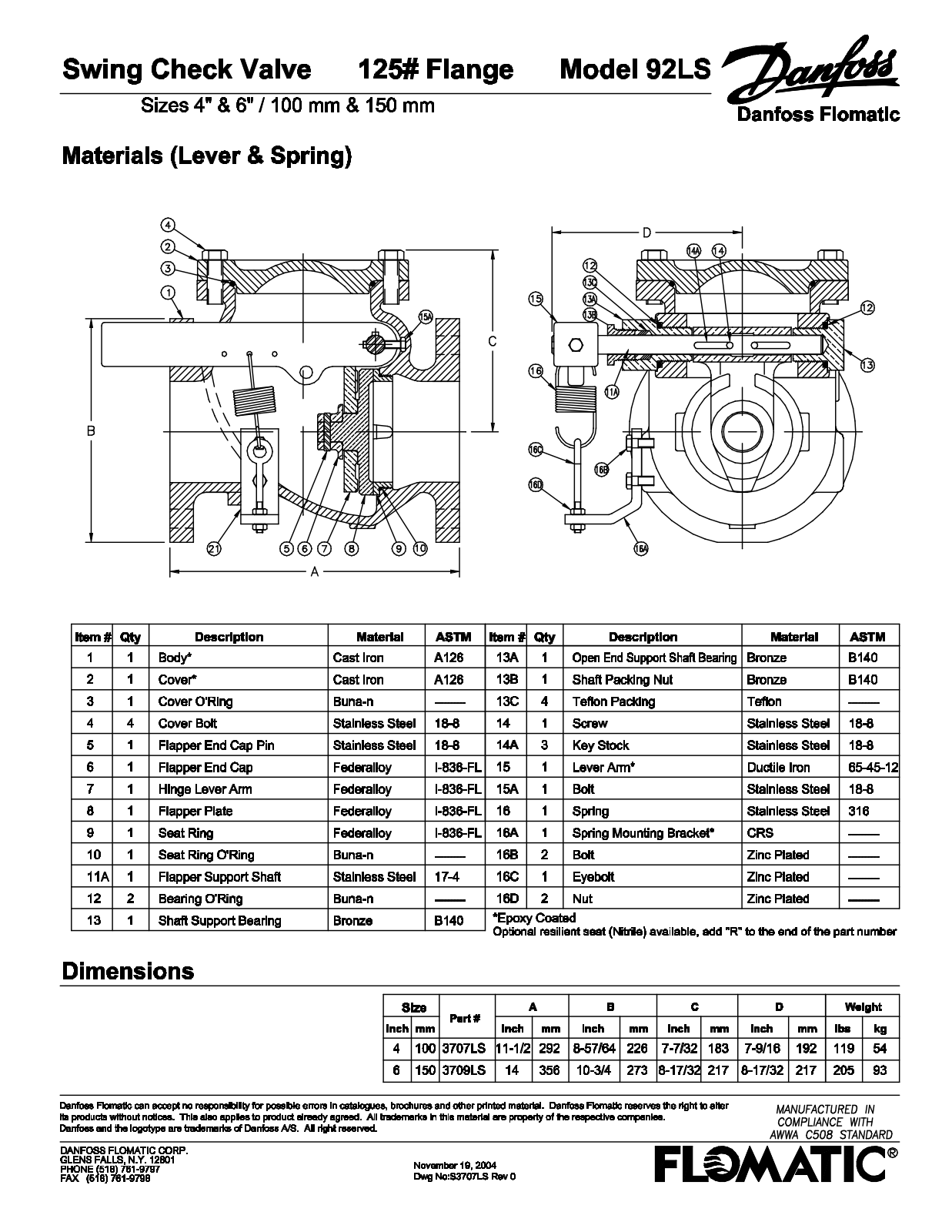 Flomatic 92LS-4 Shematics