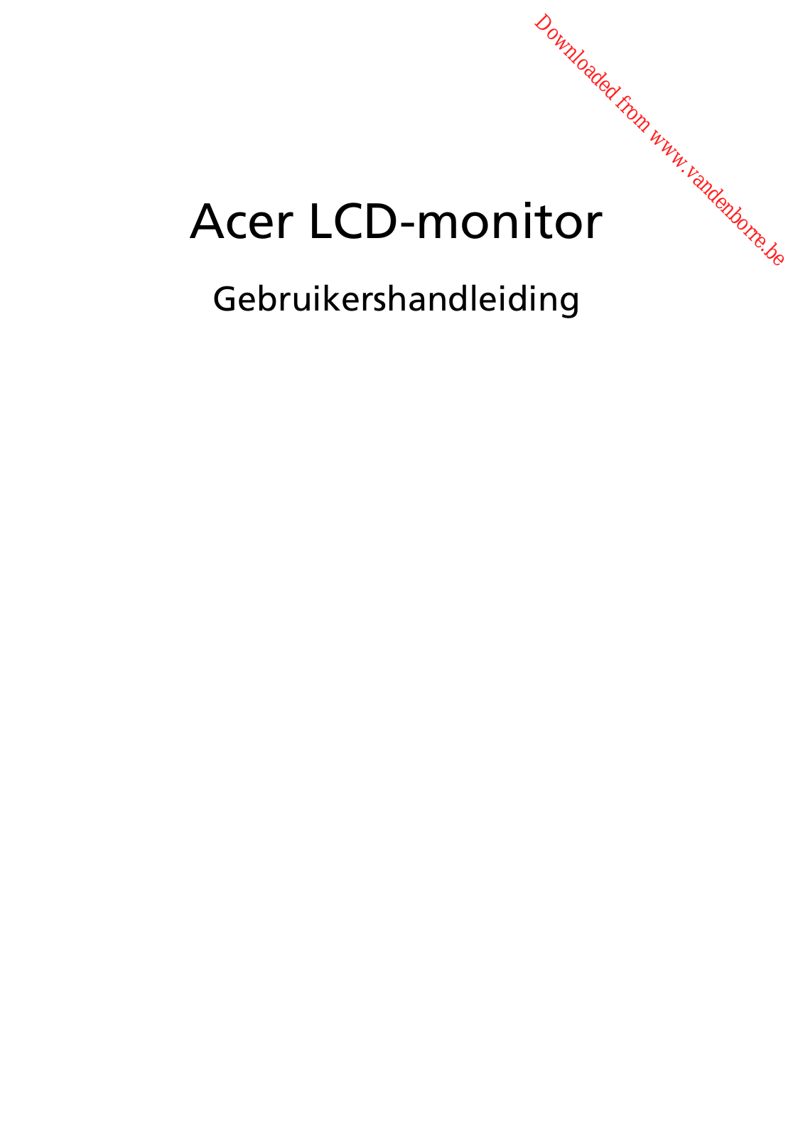 ACER KA240 HQBBID User Manual