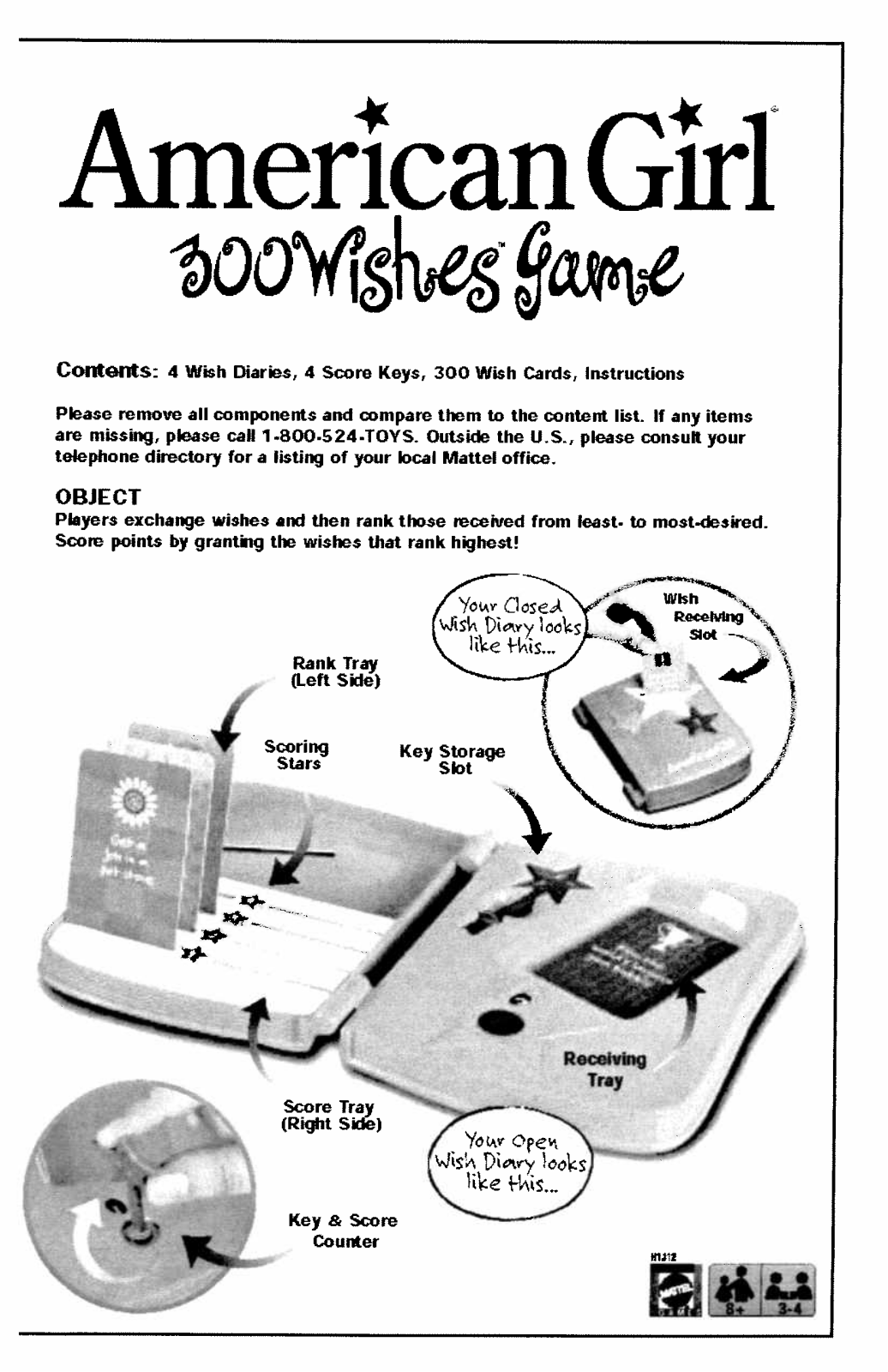 Fisher-Price H1312 Instruction Sheet