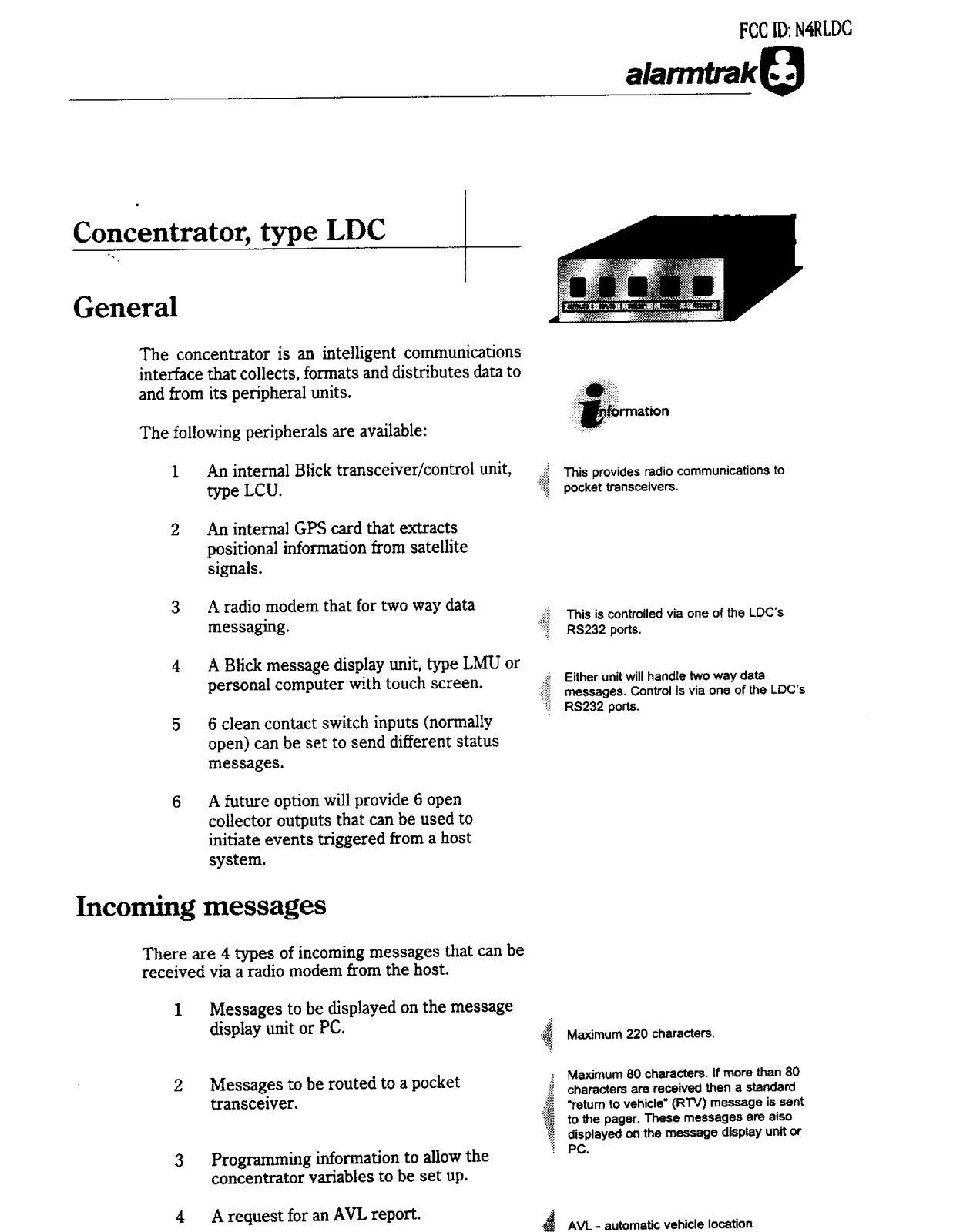 Blick Communications LDC User Manual - ManualMachine.com
