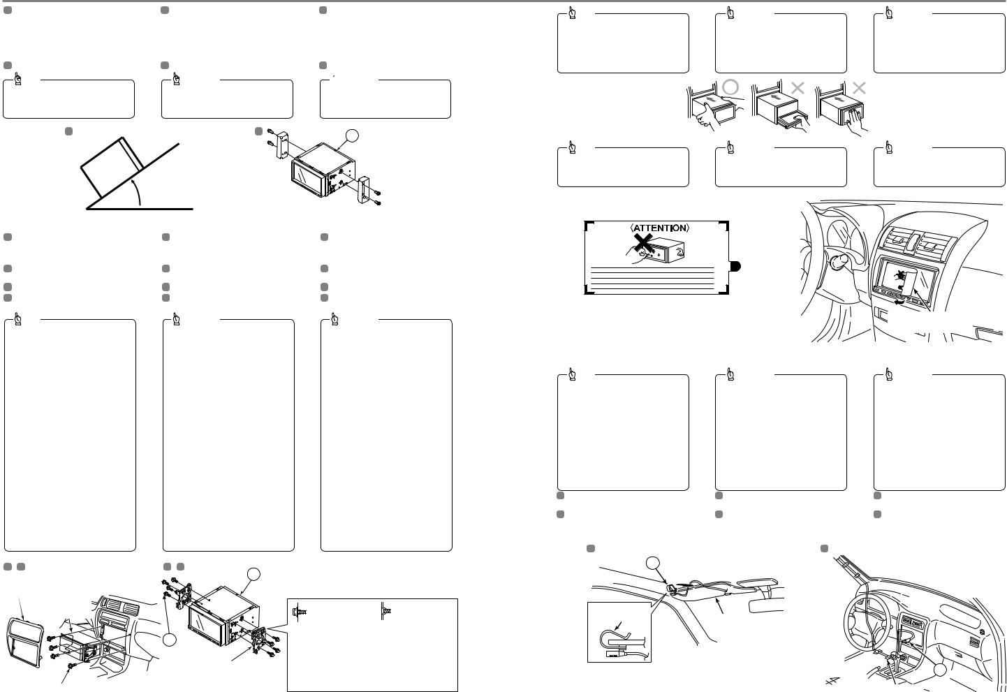 Fujitsu AVN726E Installation  Manual