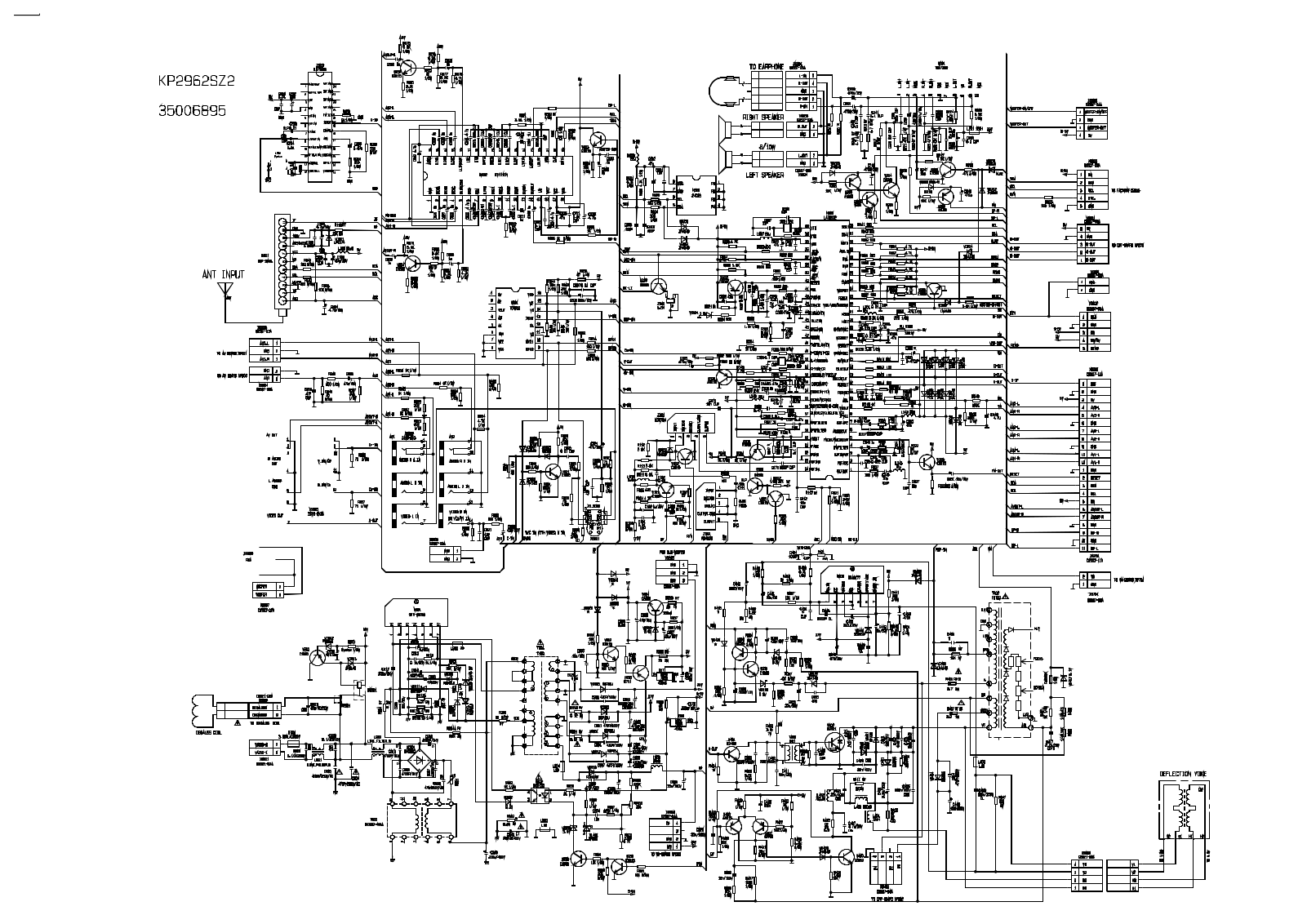 KONKA KP29SA383, KP2962SZ2 Schematic