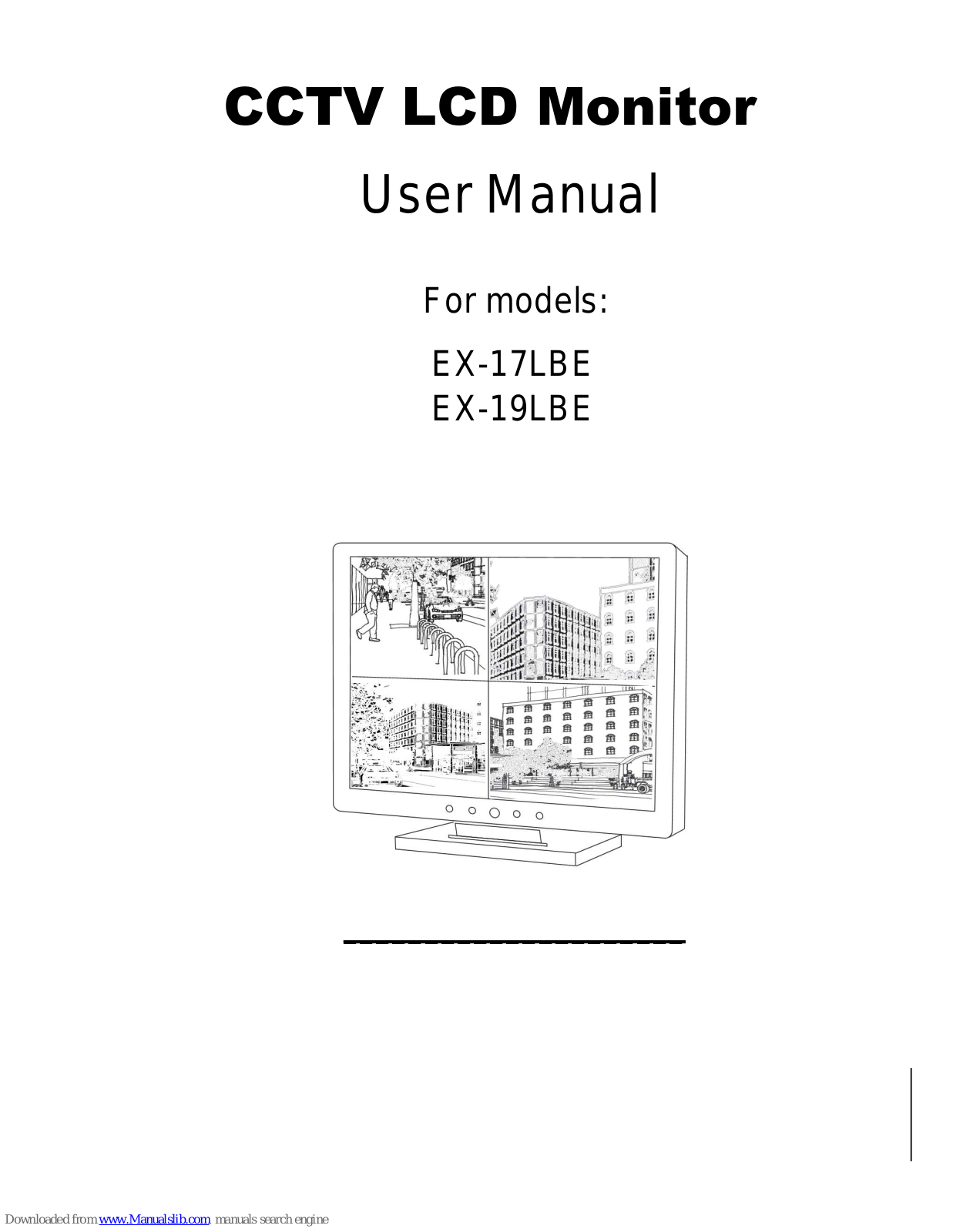 CCTV EX-17LBE, EX-19LBE User Manual