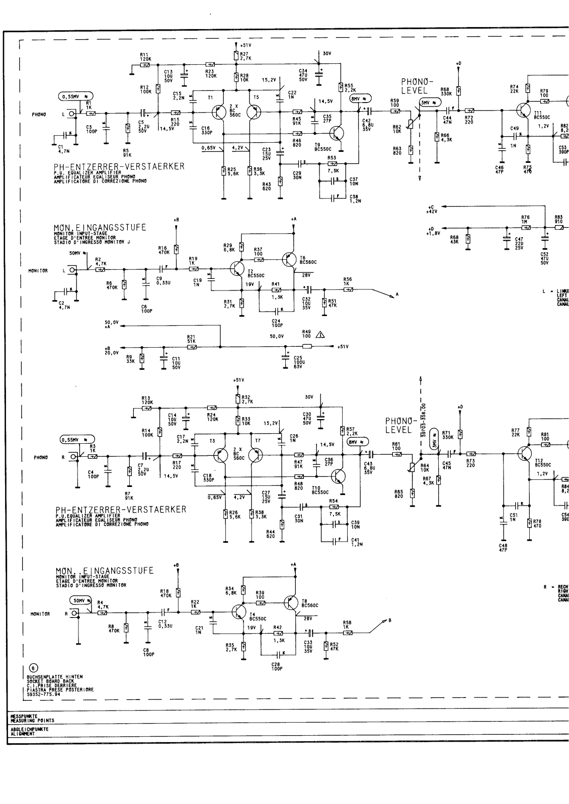 Grundig A-903 Schematic