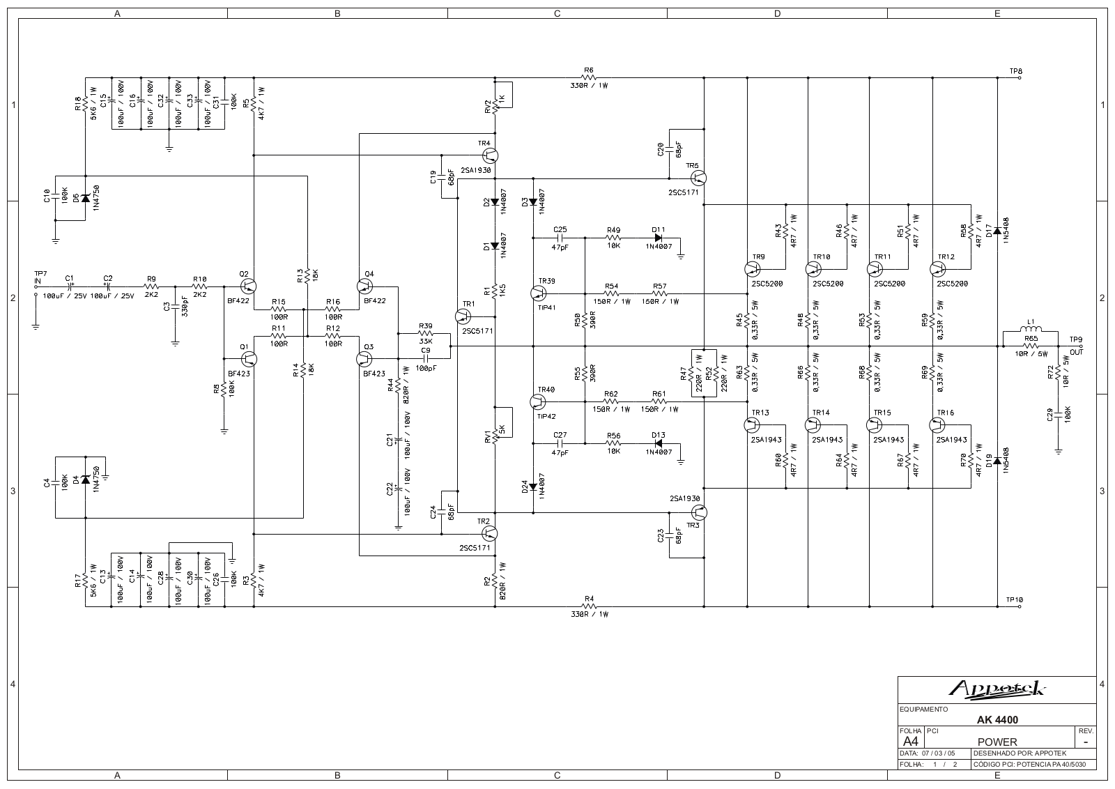 APPOTEK AK-4400 Schematic - ManualMachine.com