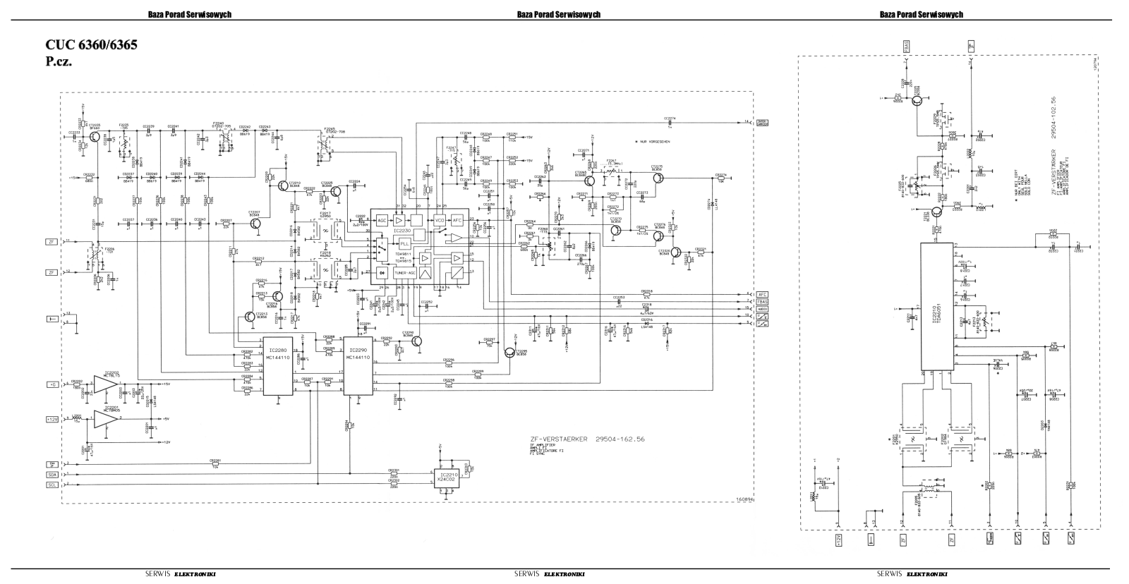 GRUNDIG CUC 5500F Service Manual