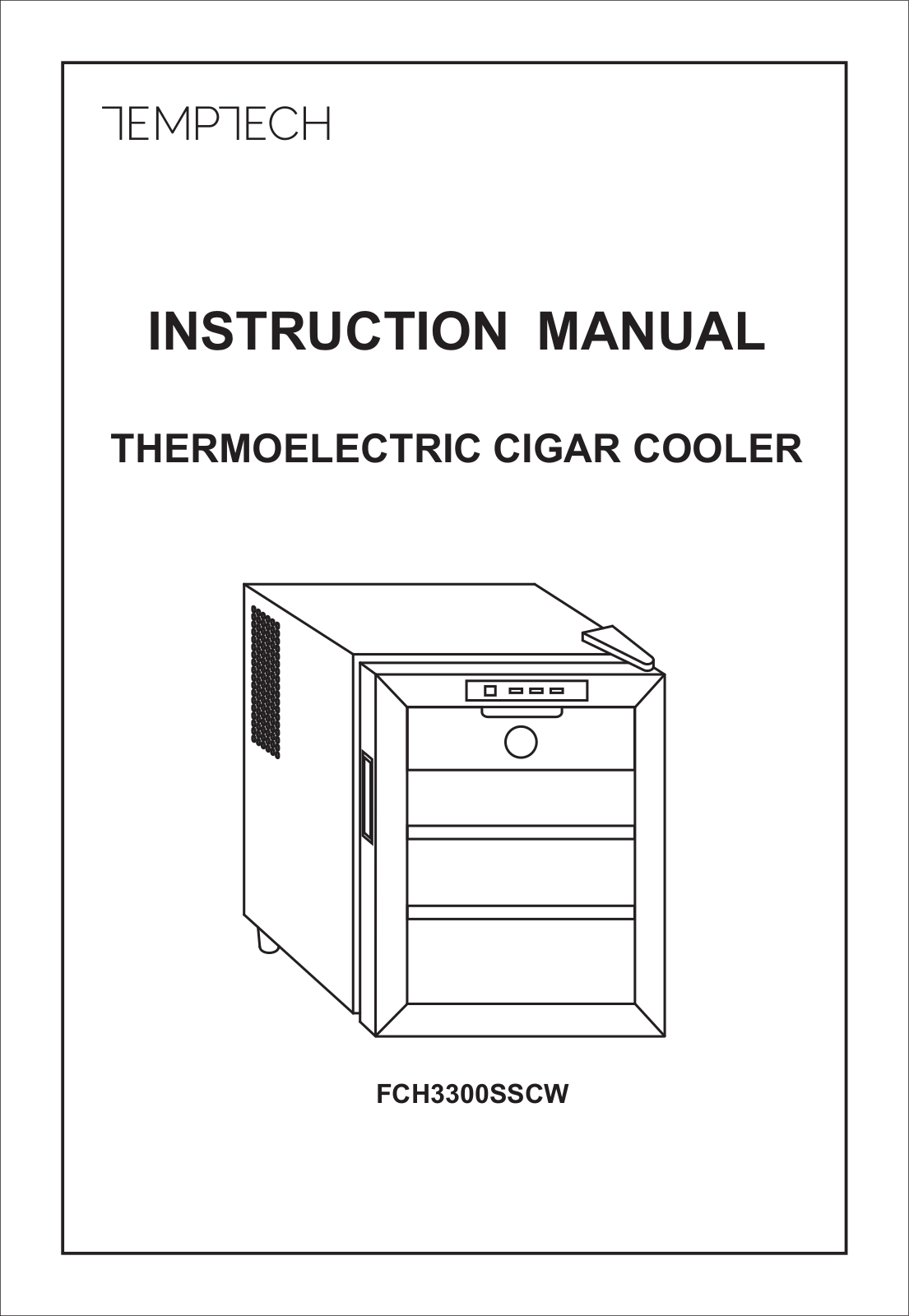 Temptech JC-33EW User guide