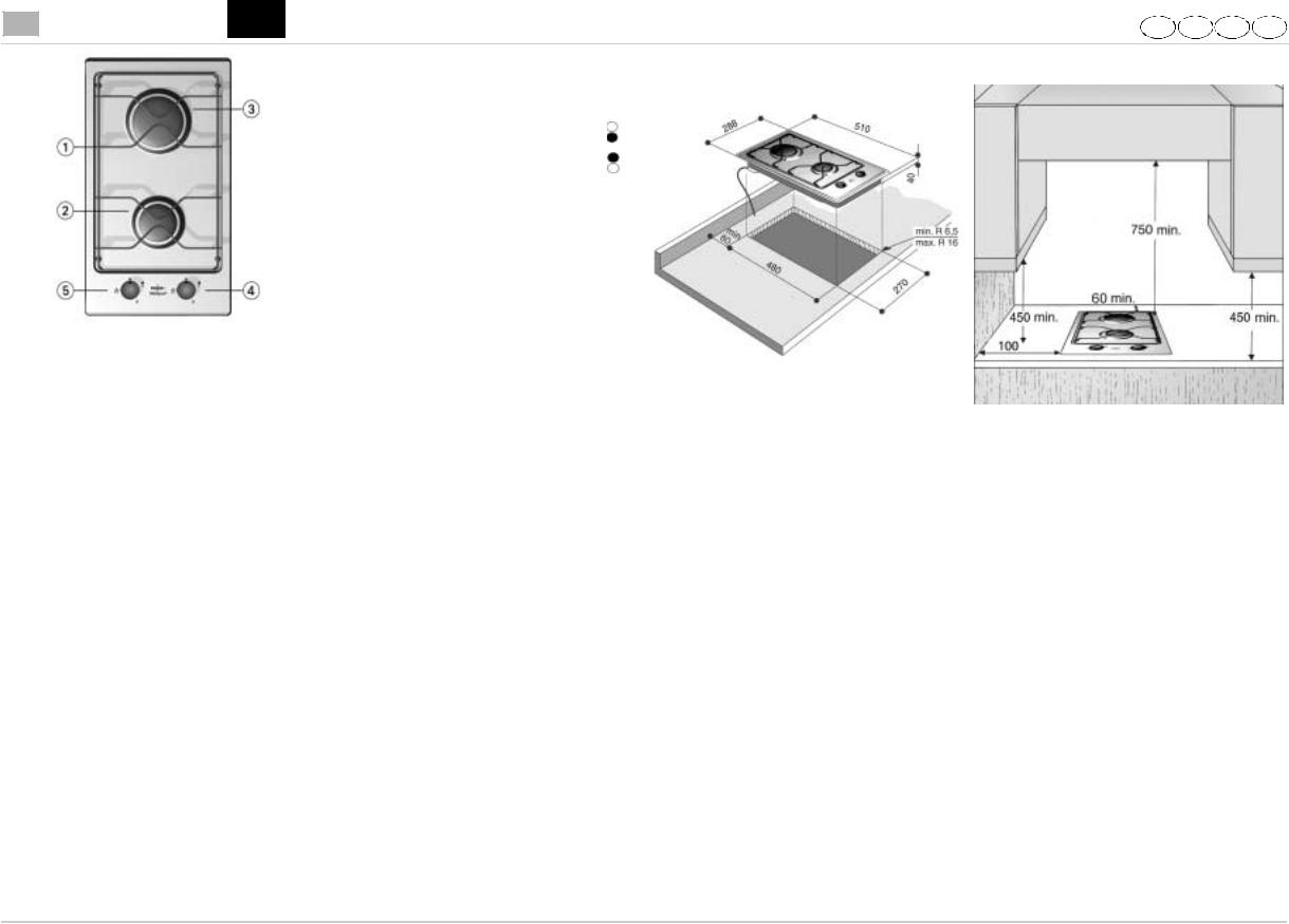 Whirlpool HOB D23 S PROGRAM CHART