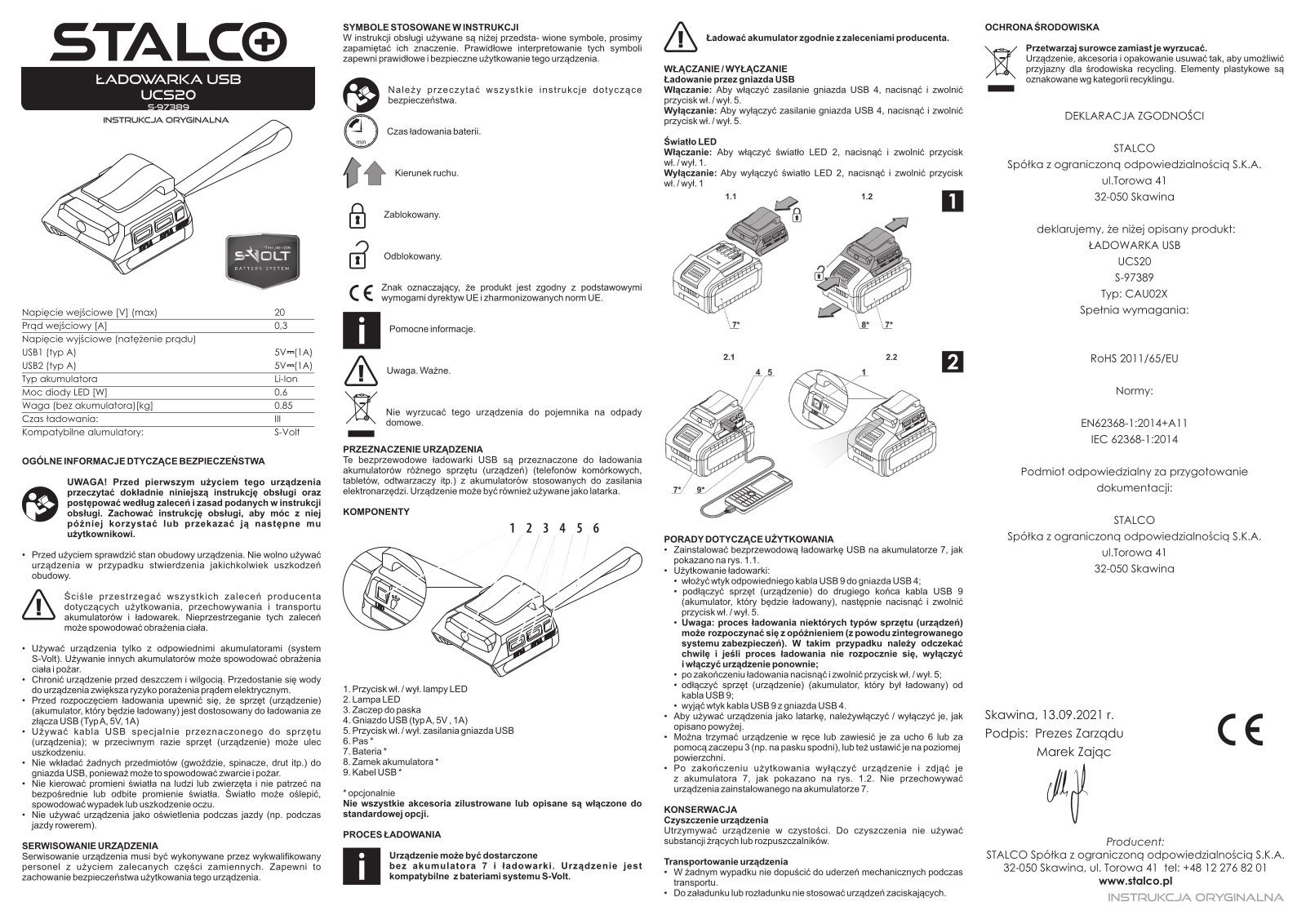 STALCO UCS20 User guide - ManualMachine.com
