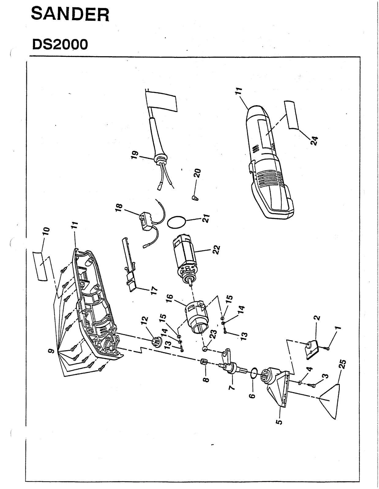 Ryobi DS2000 User Manual