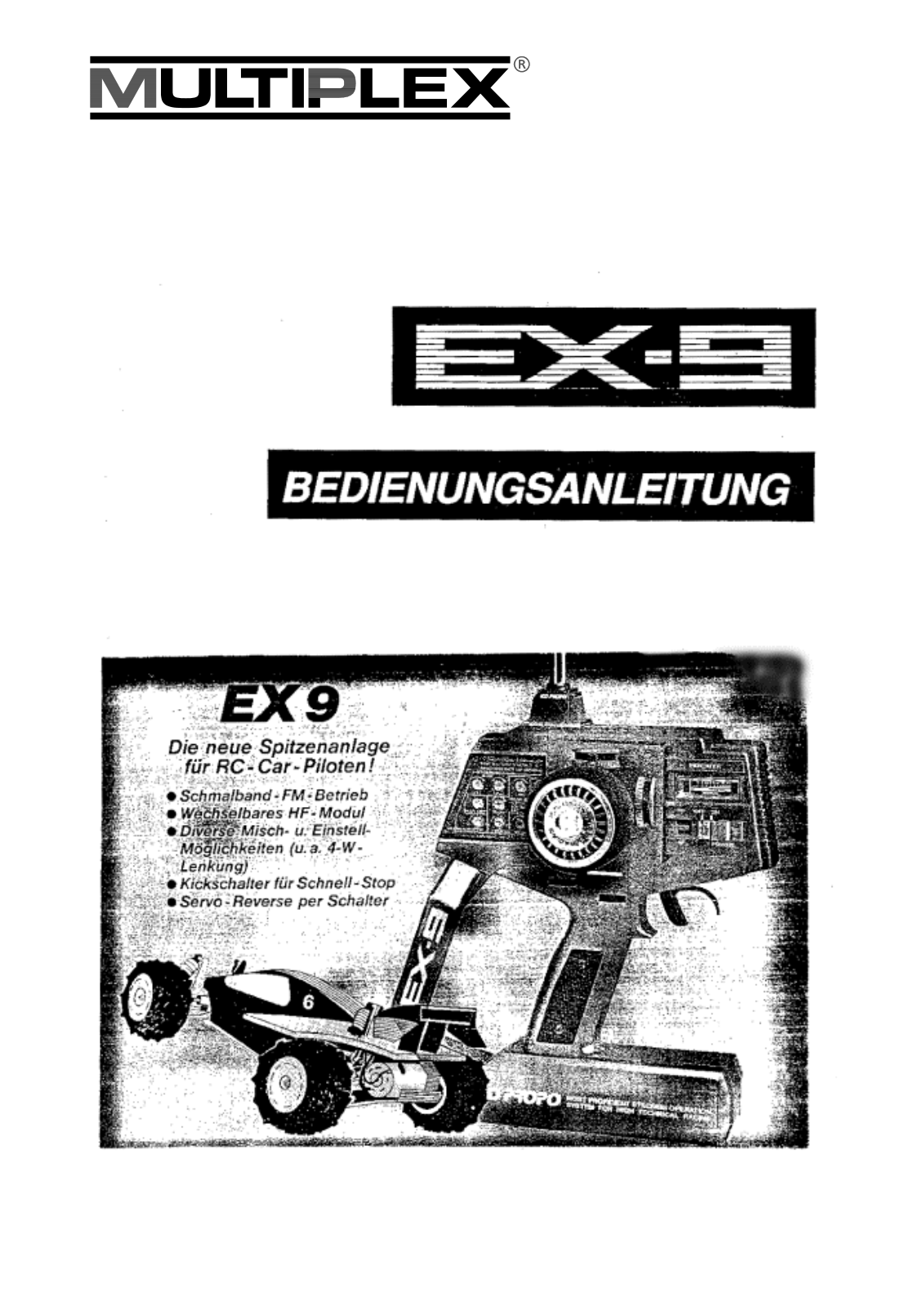 Multiplex EX9 User Manual