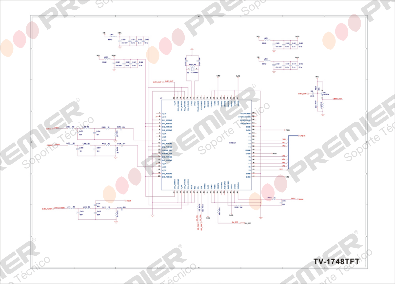 PREMIER TV-1748TFT Schematic - ManualMachine.com