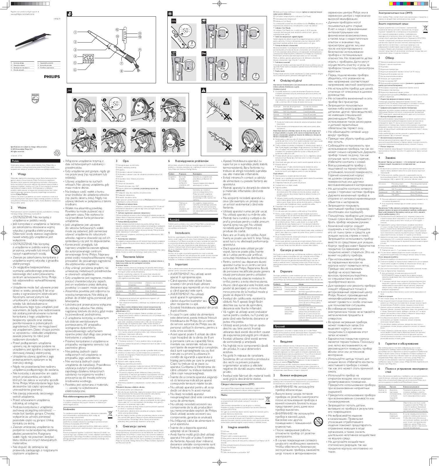 Philips HP8619/00 User Manual