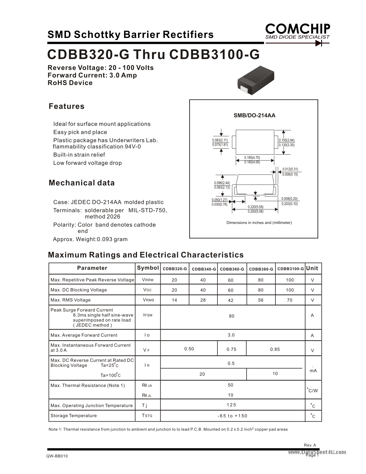 Comchip CDEBB 320 G, CDEBB 3100 G, CDEBB 360 G, CDEBB 340 G Service Manual