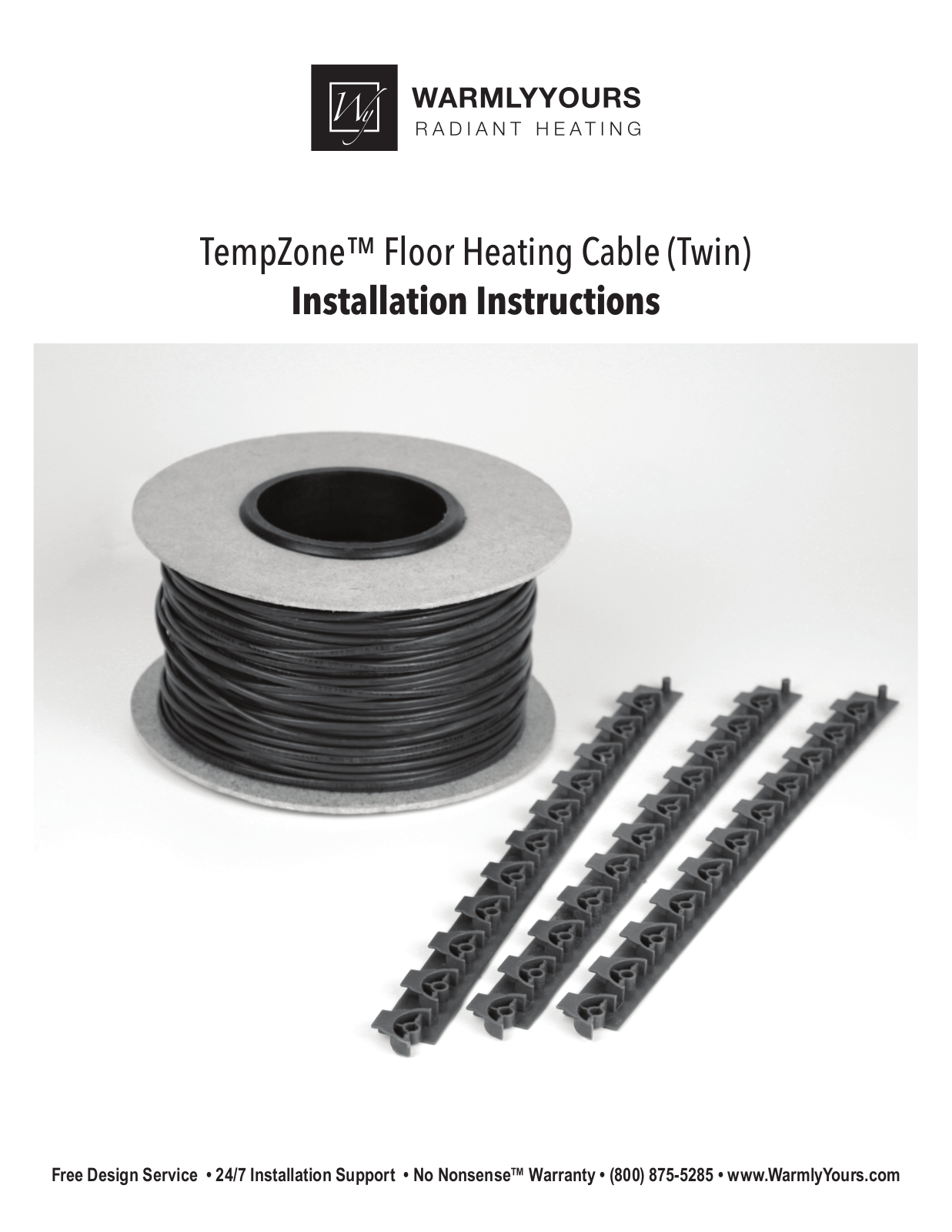 WarmlyYours TempZone Floor Heating Cable User Manual