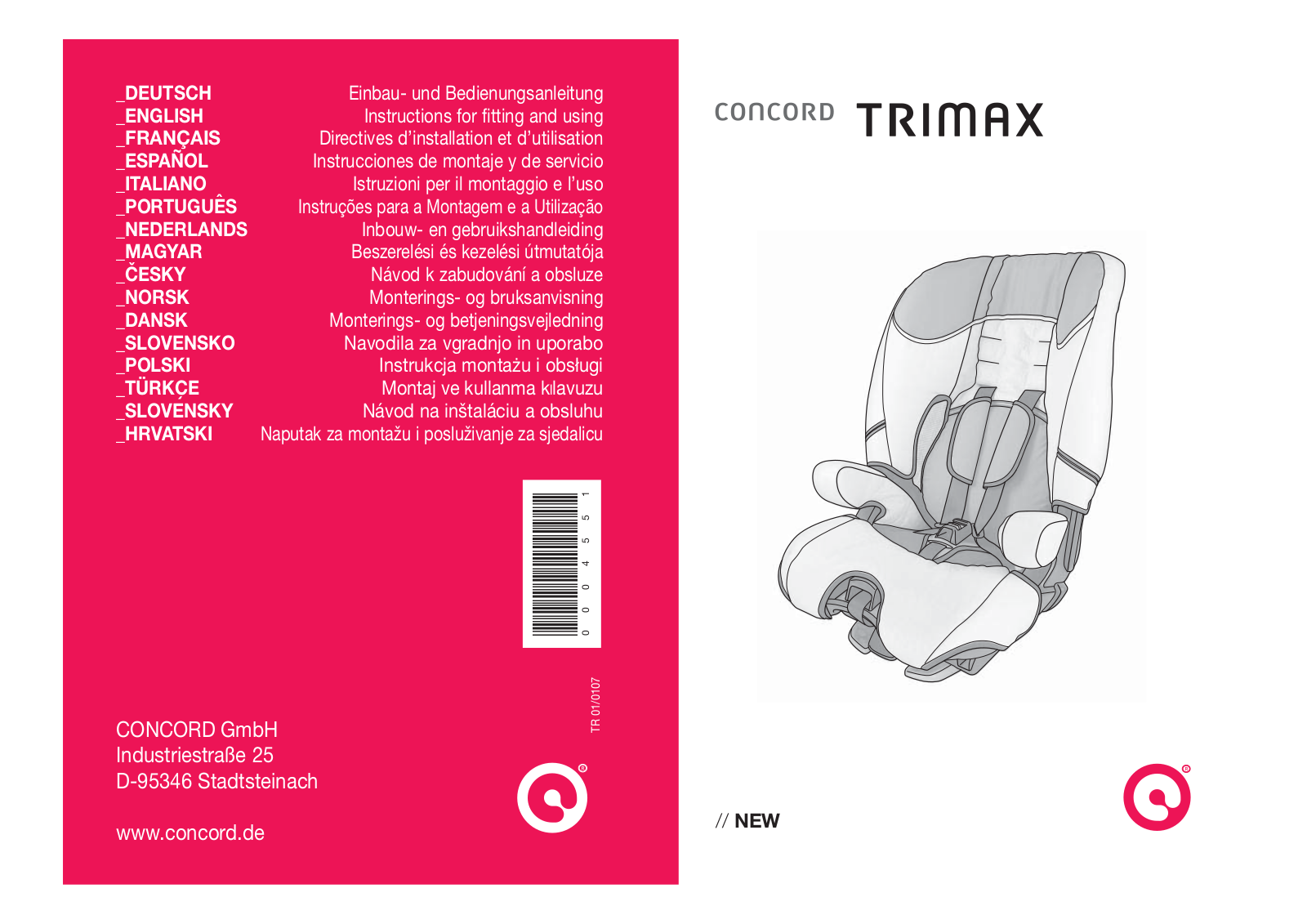 Concord TRIMAX User Manual