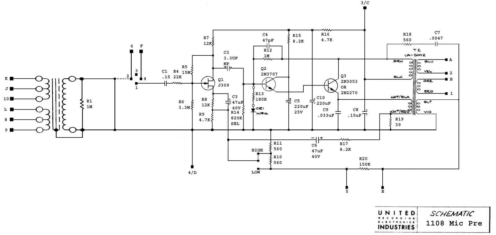 Urei 1108 Schematic - ManualMachine.com