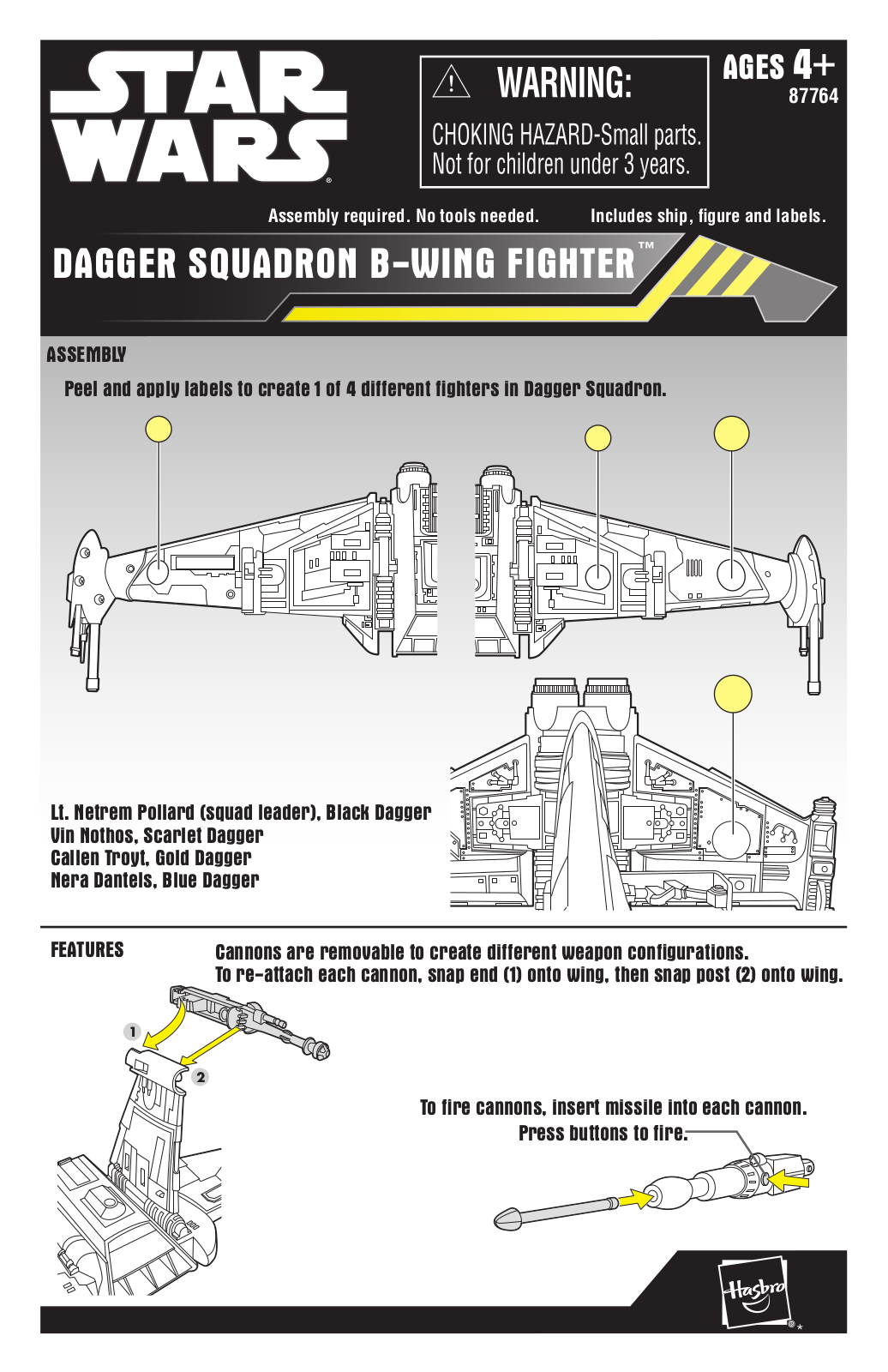 Hasbro 87764 User Manual - ManualMachine.com